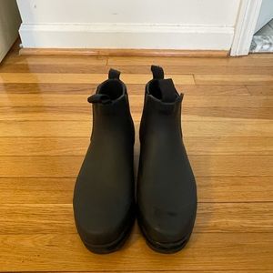 Black Everlane Rain Boots, Size 8